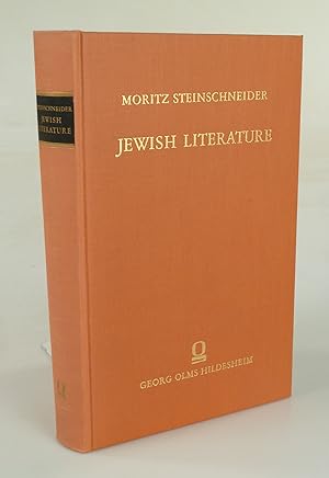 Bild des Verkufers fr Jewish Literature from the Eight to the Eighteenth Century. zum Verkauf von Antiquariat Dorner