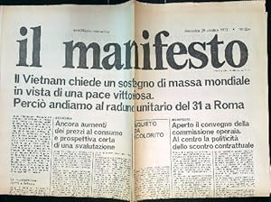 Il Manifesto 29 ottobre 1972