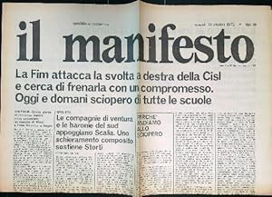 Il Manifesto 13 ottobre 1972