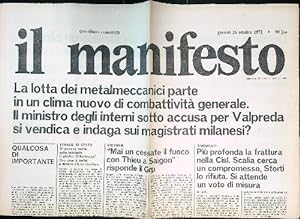 Il Manifesto 26 ottobre 1972
