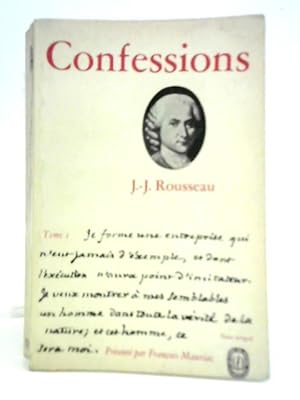 Bild des Verkufers fr Les Confessions - Tome I zum Verkauf von World of Rare Books