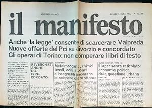Il Manifesto 5 ottobre 1972