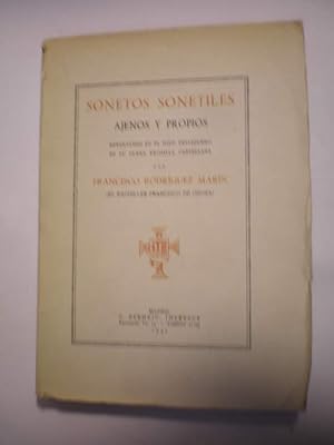 Immagine del venditore per Sonetos sonetiles ajenos y propios ensartados en el hilo pelliquero de su clara prosilla castellana venduto da Librera Antonio Azorn