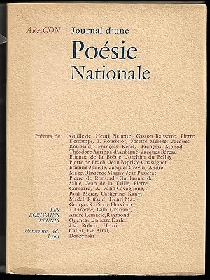 JOURNAL d'une POÉSIE NATIONALE