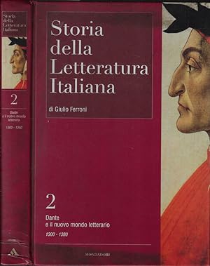 Bild des Verkufers fr Storia della letteratura italiana Vol. 2 Dante e il nuovo mondo letterario zum Verkauf von Biblioteca di Babele