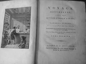 Seller image for VOYAGE SENTIMENTAL suivi des lettres d'YORICK  ELIZA . En anglais et en franais for sale by Lecapricorne