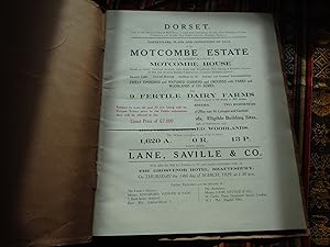 Auction Sale Catalogue - Motcombe Estate near Shaftesbury, Dorset