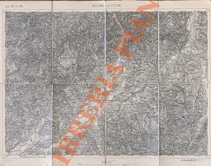 Carta geografica : Belluno und Feltre. Zone 21 Col. VI
