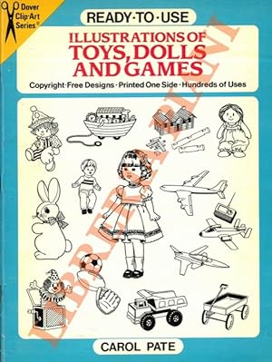 Ready-to-Use Illustrations of Toys, Dolls and Games.