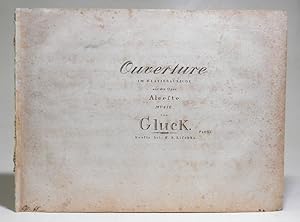 Ouverture im Klavierauszug aus der Oper Alceste. Music von Gluck. Gestochene Noten, P.N. 842.