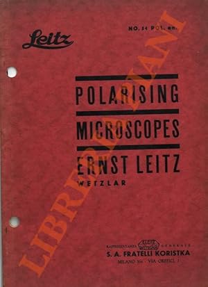 Seller image for Polarising microscopes Ernsy Leitz. for sale by Libreria Piani