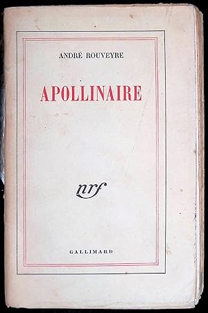 Imagen del vendedor de Apollinaire a la venta por LibrairieLaLettre2