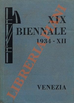 XIXa Biennale Internazionale d'Arte. 1934. Catalogo.