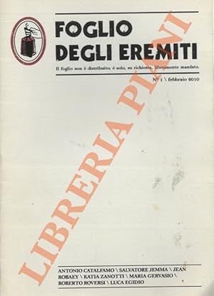 Foglio degli eremiti.