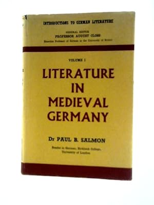 Bild des Verkufers fr Literature in Medieval Germany zum Verkauf von World of Rare Books
