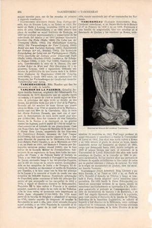 Bild des Verkufers fr LAMINA V13228: Estatua del Cardenal Taschereau zum Verkauf von EL BOLETIN