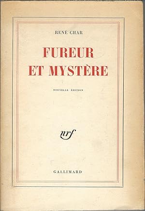 Image du vendeur pour FUREUR ET MYSTERE - NOUVELLE EDITION mis en vente par Libreria Rita Vittadello