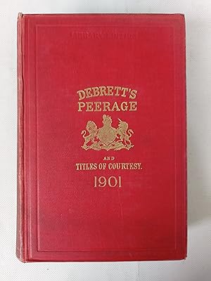 Bild des Verkufers fr Debrett's Peerage, And Titles Of Courtesy Library Edition Revised By The Nobility And Aristocracy 1901 zum Verkauf von Cambridge Rare Books