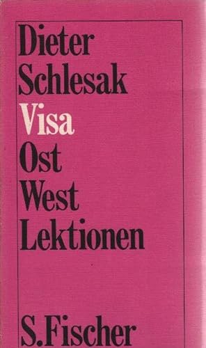 Imagen del vendedor de Visa : Ost-West Lektionen. aus der Reihe ; F. 8 a la venta por Schrmann und Kiewning GbR