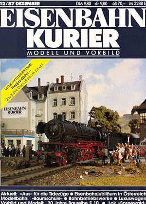 Image du vendeur pour Eisenbahn-Kurier : Vorbild und Modell. Nr. 183, Dezember 1987. mis en vente par Schrmann und Kiewning GbR