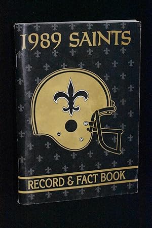 Seller image for 1989 New Orleans Saints Media Guide ( Record & Fact Book ) for sale by Books by White/Walnut Valley Books