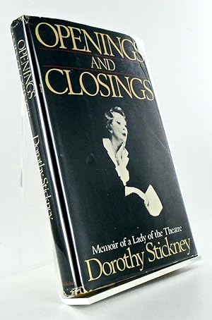 Seller image for OPENINGS AND CLOSINGS. MEMOIR OF A LADY OF THE THREATRE (BURGESS MEREDITH'S COPY. SIGNED) for sale by Hardy Books