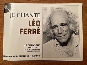 Imagen del vendedor de Je chante Lo Ferr a la venta por Librairie des Possibles