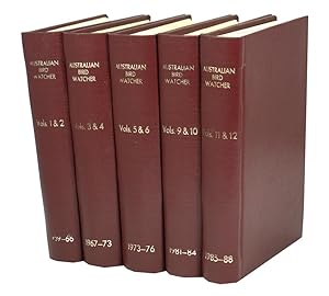 Seller image for The Australian Bird Watcher, volumes 1-14. for sale by Andrew Isles Natural History Books