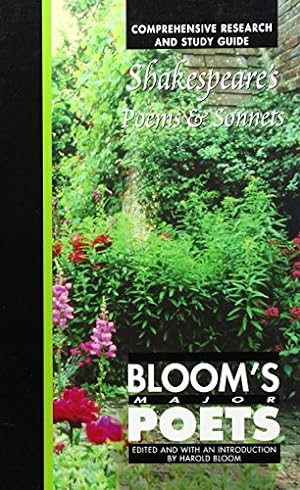 Imagen del vendedor de Shakespeare's Poems and Sonnets (Bloom's Major Poets) a la venta por WeBuyBooks