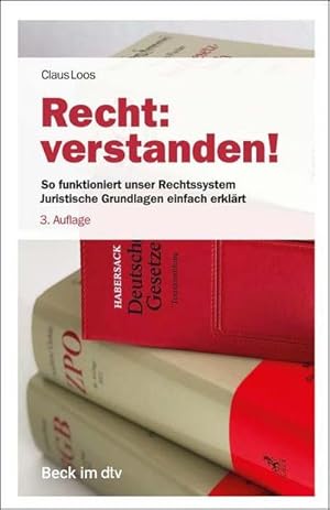 Imagen del vendedor de Recht: verstanden! a la venta por Rheinberg-Buch Andreas Meier eK