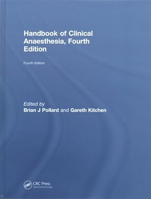 Imagen del vendedor de Handbook of Clinical Anaesthesia a la venta por GreatBookPrices