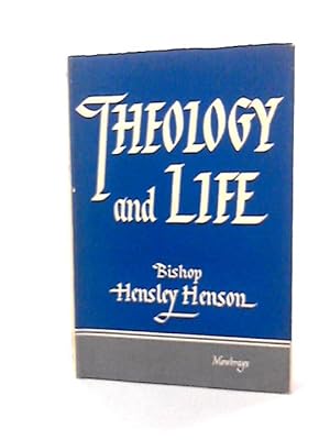 Imagen del vendedor de Theology and Life a la venta por World of Rare Books