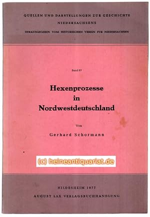 Imagen del vendedor de Hexenprozesse in Nordwestdeutschland. a la venta por Heinrich Heine Antiquariat oHG