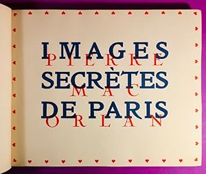Images secrètes de Paris [Reliure Art-déco]