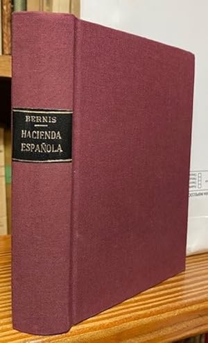 Imagen del vendedor de LA HACIENDA ESPAOLA a la venta por Fbula Libros (Librera Jimnez-Bravo)