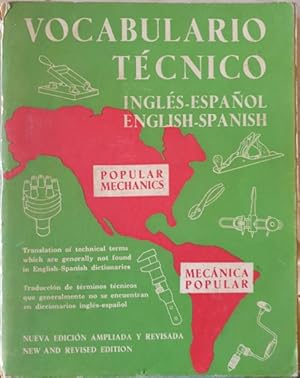 VOCABULARIO TECNICO. INGLES - ESPAÑOL. ENGLISH SPANISH. MECANICA POPULAR.