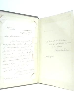 Bild des Verkufers fr Extracts from the Journals of Mary Waterhouse 1825-1880 [Signed] zum Verkauf von World of Rare Books