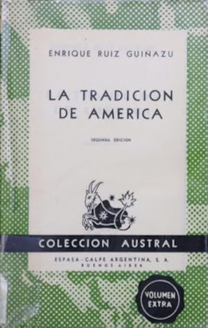 Seller image for La tradicin de Amrica for sale by Librera Alonso Quijano