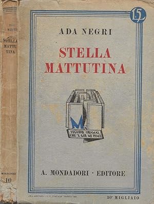 Immagine del venditore per Stella mattutina venduto da Biblioteca di Babele