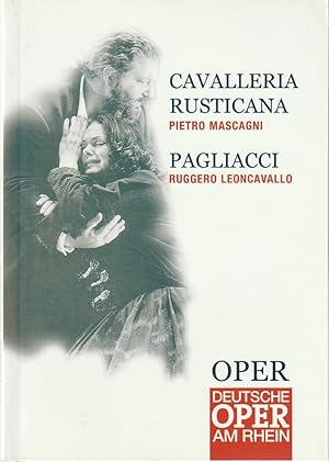 Imagen del vendedor de Programmheft Pietro Mascagni/Ruggero Leoncavallo CAVALLERIA RUSTICANA / PAGLIACCI 5. Juli 2005 Theater Duisburg a la venta por Programmhefte24 Schauspiel und Musiktheater der letzten 150 Jahre