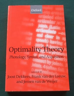 Image du vendeur pour Optimality Theory: Phonology, Syntax, and Acquisition mis en vente par George Jeffery Books