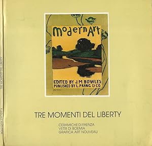 Bild des Verkufers fr Tre momenti del Liberty Ceramiche di Faenza - Vetri di Boemia - Grafica Art Nouveau zum Verkauf von Biblioteca di Babele