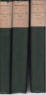 Peveril of the Peak in 3 Volumes (Waverly Novels Edition de Luxe volumes 28-30)