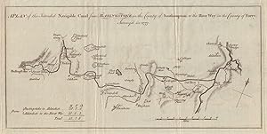 A Plan of the Intended Navigable Canal from Basingstoke in the County of Southampton to the River...