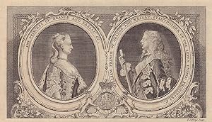 Image du vendeur pour [Portraits of William Prince of Orange and Anne his Consort] mis en vente par Antiqua Print Gallery