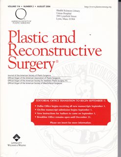 Plastic and Reconstructive Surgery Volume 114 No. 2 August 2004