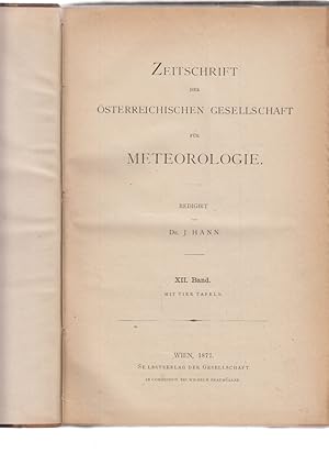 Ueber die Sommer-Regenzeit Deutschlands. . (u.a.m.). XII. Band. Zeitschrift der Österreichischen ...