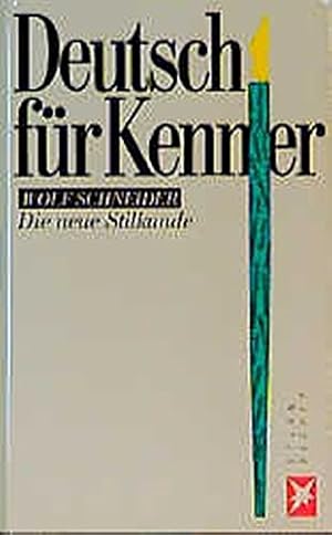 Image du vendeur pour Deutsch fu?r Kenner: Die neue Stilkunde (Stern-Buch) (German Edition) mis en vente par Redux Books