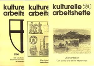 Kulturelle Arbeitshefte. Nr 21: Handreichnungen für Heimatstubenleiter. Nr. 27: 1190-1990 - Der D...