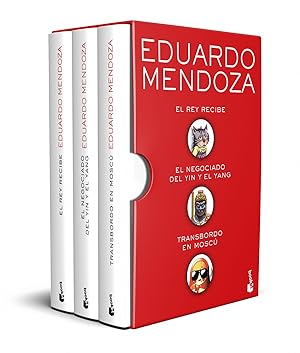 Estuche Eduardo Mendoza El rey recibe / El negociado del yin y el yang / Transbordo en Moscú